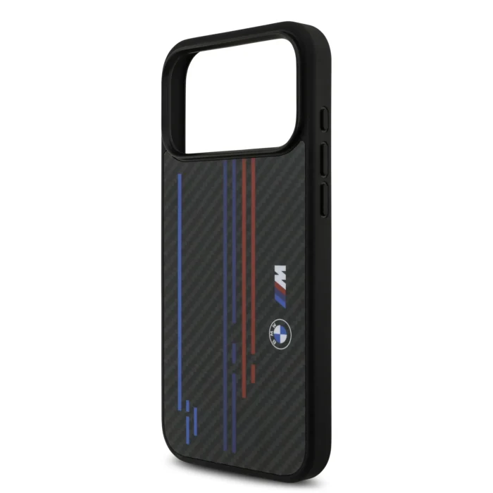 BMW MagSafe Kevlar Case With Printed Tricolor & Metal Logos For iPhone 17 Pro Max - Image 6
