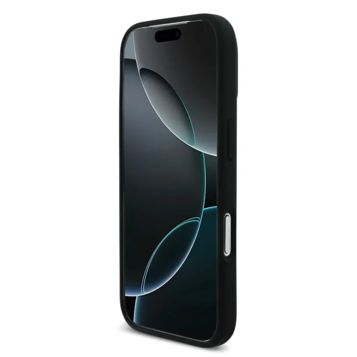 BMW MagSafe Liquid Silicone Case With Printed Tricolor For iPhone 17 Pro Max – Black - Image 7