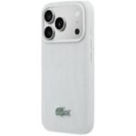 Lacoste iPhone 17 Pro Max Case Petit Pique Lacquer MagSafe - Gray - Image 3