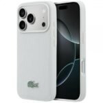 Lacoste iPhone 17 Pro Max Case Petit Pique Lacquer MagSafe - Gray - Image 3