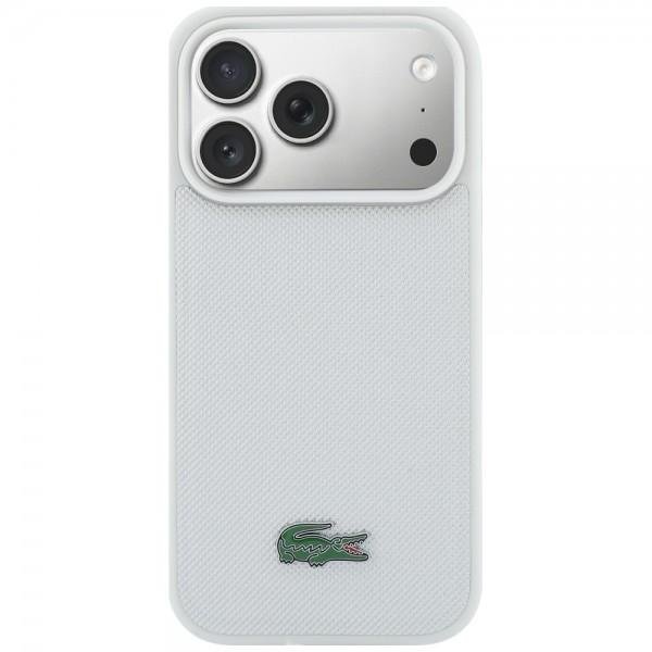 WhatsApp Image 2026-05-16 at 6.10.10 PMl Lacoste iPhone 17 Pro Max Case Petit Pique Lacquer MagSafe - Gray - Image 1