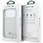 Lacoste iPhone 17 Pro Max Case Petit Pique Lacquer MagSafe - Gray - Image 8
