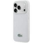 Lacoste iPhone 17 Pro Max Case Petit Pique Lacquer MagSafe - Gray - Image 4
