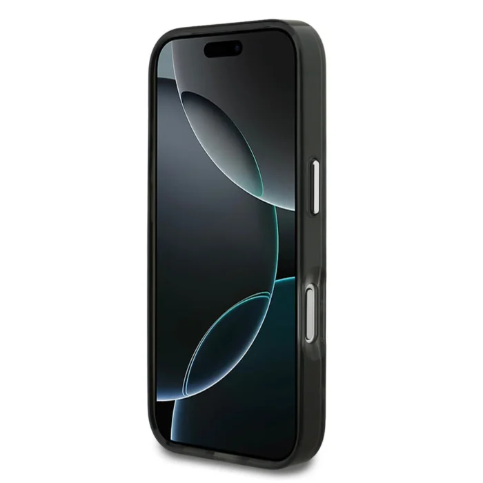 Karl lagerfeld Case for iPhone 17 Pro Max Back - MagSafe - IML Repeated monogram Electroplated - Black - Image 5