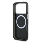 Karl lagerfeld Case for iPhone 17 Pro Max Back - MagSafe - IML Repeated monogram Electroplated - Black - Image 7