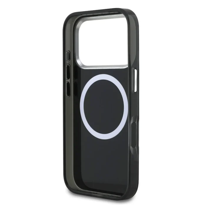 Karl lagerfeld Case for iPhone 17 Pro Max Back - MagSafe - IML Repeated monogram Electroplated - Black - Image 7