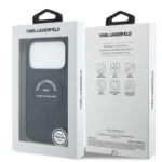 Karl Lagerfeld iPhone 17 Pro Max PU Leather Back cover case - MagSafe - Karl RSG Logo - Navy - Image 6