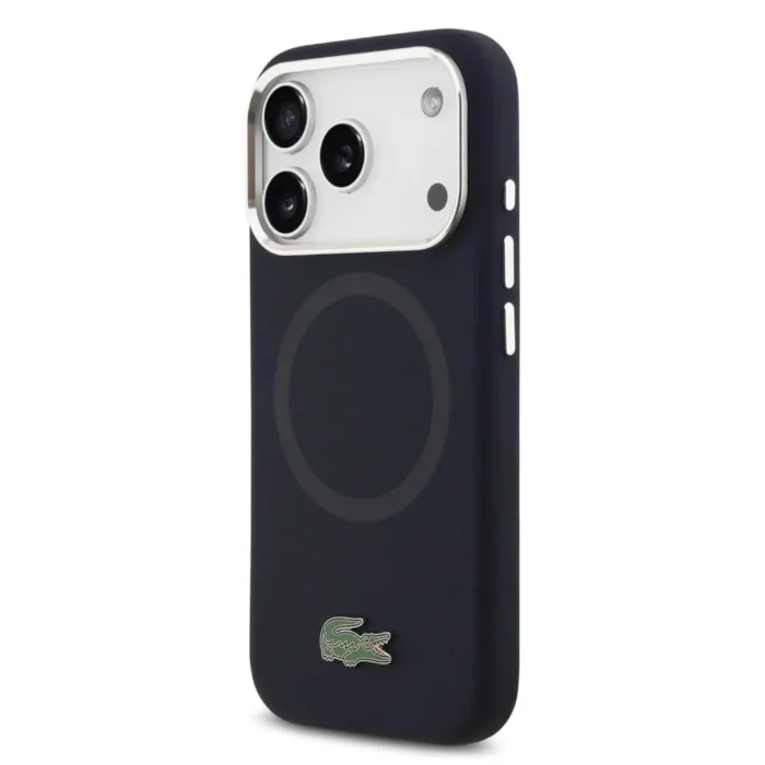 Lacoste iPhone 17 Pro Max Back cover coque - MagSafe - Metal Logo - Navy - Image 4