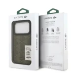 Lacoste iPhone 17 Pro Max Back cover coque - MagSafe - Nomogramme Logo with Camera Stand - Vert - Image 7