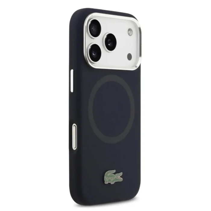 Lacoste iPhone 17 Pro Max Back cover coque - MagSafe - Metal Logo - Navy - Image 2