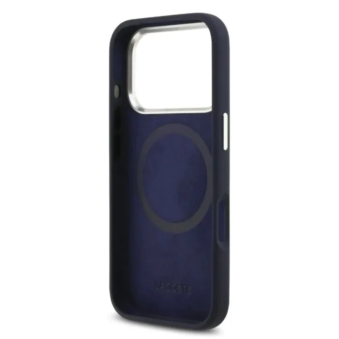 Lacoste iPhone 17 Pro Max Back cover coque - MagSafe - Metal Logo - Navy - Image 6