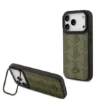 Lacoste iPhone 17 Pro Max Back cover coque - MagSafe - Nomogramme Logo with Camera Stand - Vert - Image 3