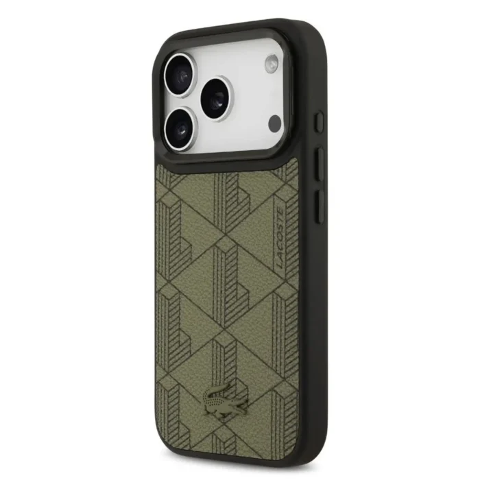 Lacoste iPhone 17 Pro Max Back cover coque - MagSafe - Nomogramme Logo with Camera Stand - Vert - Image 4