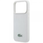 Lacoste iPhone 17 Pro Max Case Petit Pique Lacquer MagSafe - Gray - Image 6