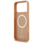 Lacoste iPhone 17 Pro Max Case Cover MagSafe Monogram Gold Metal Logo - Rose - Image 7