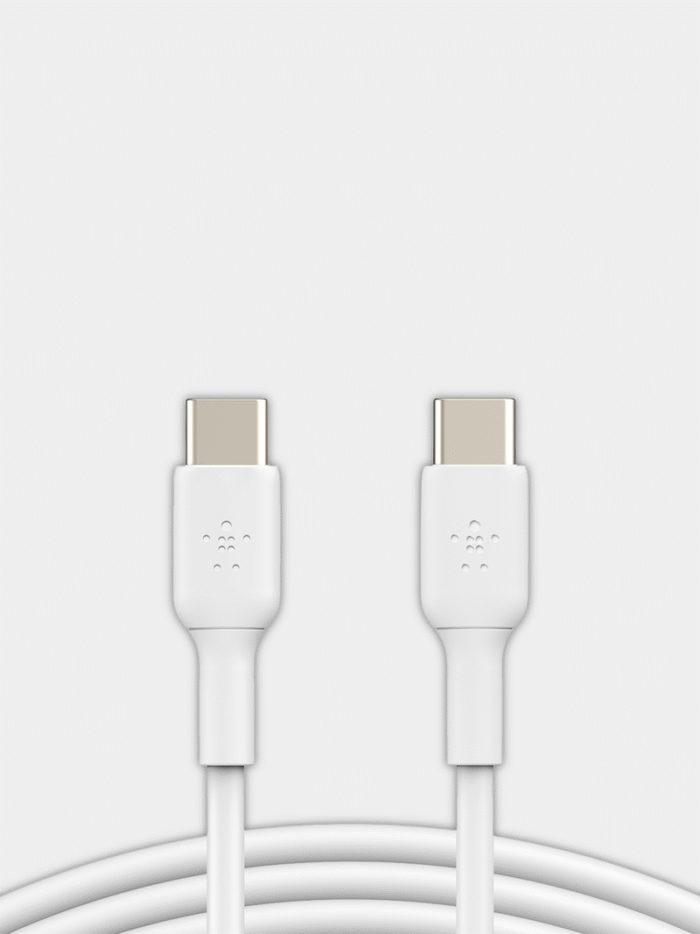 Belkin BoostCharge USB-C to USB-C 60W Cable 3M White - Image 2