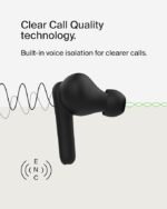 Belkin SOUNDFORM RHYTHM Wireless Earbuds Black - Image 4