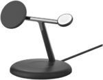 Belkin BoostCharge Pro 3-in-1 Wireless Charging Stand 15W with MagSafe & Qi2 Technology – Black - Image 3