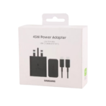 Samsung Charger Low Standby 45W PD Power Adapter with 1.8M Cable Type-C To Type-C - Black UK - Image 6