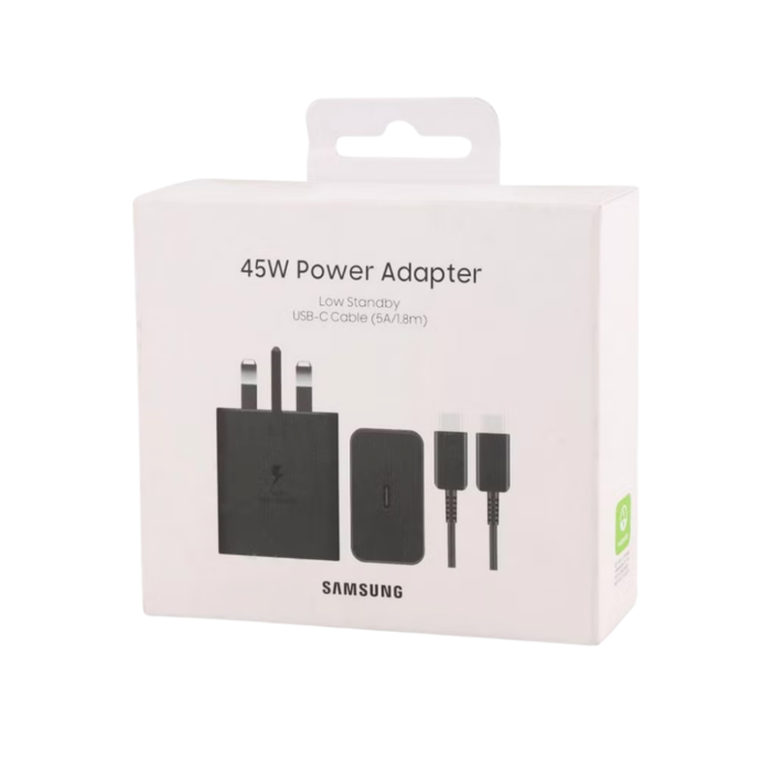 Samsung Charger Low Standby 45W PD Power Adapter with 1.8M Cable Type-C To Type-C - Black UK - Image 6