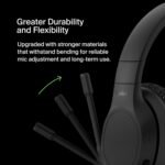 Belkin SoundForm Adapt Wireless Over-Ear Headset, Headphones for Work, Play, Gaming, & Travel with Built-In Boom Microphone  Black - Image 8