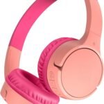 Belkin SoundForm Kids On Ear Wireless Headphones (with Built in Microphone, Girls and Boys For Online Learning, School, Travel, Compatible with iPhones, iPads, Galaxy and more) - Pink