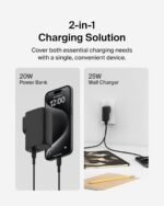 Belkin BOOSTCHARGE 25W Wall Charger + 5000mAh Power Bank – Black - Image 7
