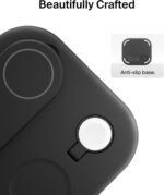 Belkin MagSafe Charger, BoostCharge 3-in-1 Qi2 Magnetic Foldable Charger 15W Fast Charger for Apple iPhone15, Apple Watch, AirPods with Non-Slip Base, Power Supply Module - Black - Image 6