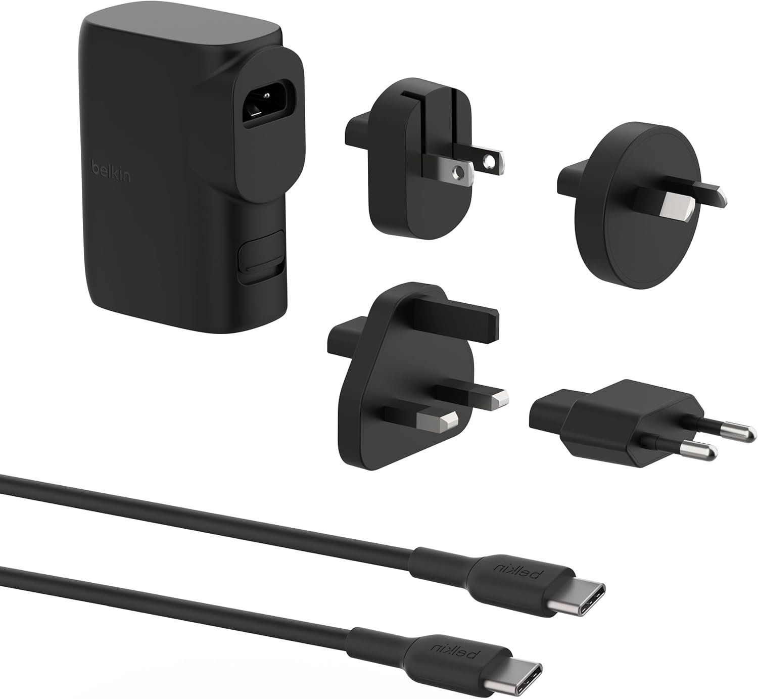 61xV+iLFyqL._AC_SL1500_ Belkin BOOSTCHARGE 25W Wall Charger + 5000mAh Power Bank – Black - Image 1