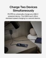 Belkin BOOSTCHARGE 25W Wall Charger + 5000mAh Power Bank – Black - Image 8