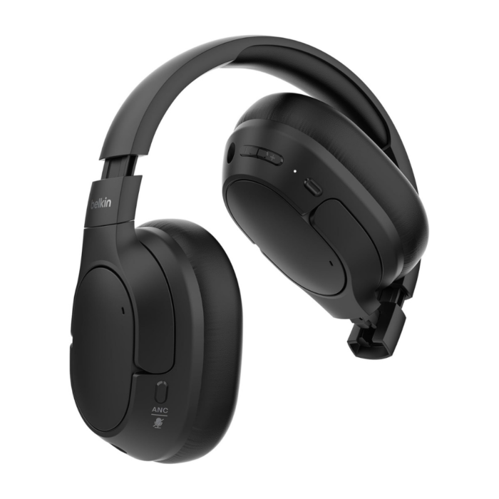 Belkin SoundForm Noise-Cancelling Wireless Headphones - Black - Image 3