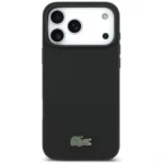 Lacoste iPhone 17 Pro Max Case Petit Pique Lacquer MagSafe - Black
