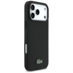 Lacoste iPhone 17 Pro Max Case Petit Pique Lacquer MagSafe - Black - Image 2