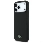 Lacoste iPhone 17 Pro Max Case Petit Pique Lacquer MagSafe - Black - Image 4