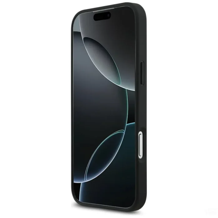 Lacoste iPhone 17 Pro Max Case Petit Pique Lacquer MagSafe - Black - Image 5