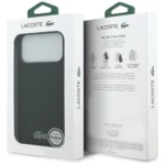 Lacoste iPhone 17 Pro Max Case Petit Pique Lacquer MagSafe - Black - Image 8