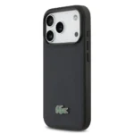 Lacoste iPhone 17 Pro Max Case Petit Pique Lacquer MagSafe - Navy - Image 4