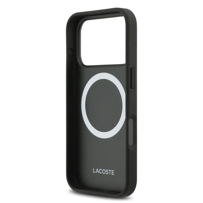 Lacoste iPhone 17 Pro Max Case Petit Pique Lacquer MagSafe - Navy - Image 7