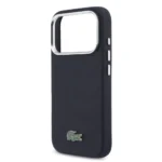 Lacoste iPhone 17 Pro Max Hülle Case Cover MagSafe Iconic Petit Pique Metal Logo - Navy - Image 6