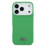 Lacoste iPhone 17 Pro Max Hülle Case Cover MagSafe Iconic Petit Pique Metal Logo - Green