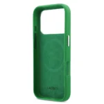 Lacoste iPhone 17 Pro Max Hülle Case Cover MagSafe Iconic Petit Pique Metal Logo - Green - Image 5