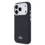 Lacoste iPhone 17 Pro Max Hülle Case Cover MagSafe Iconic Petit Pique Metal Logo - Navy - Image 4