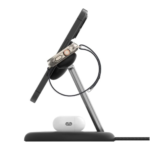 Belkin Boost Charge Pro 3-in-1 Wireless Charging Stand 15W with MagSafe - Black - Image 4