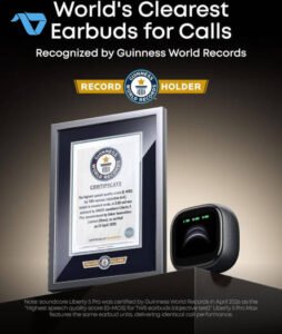 Liberty 5 Pro Max | Earbuds with AI Note-Taker Smart Case - Black (Etisal) - الصورة 3