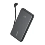 Anker Zolo Power Bank 20,000mAH 22.5W Built-In USB-C Cable - Black - (Etisal)