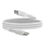 Belkin BoostCharge Braided USB-C to USB-C 60W , 3.3ft/1m Cable - White