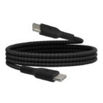 Belkin BoostCharge Braided USB-C to USB-C 60W , 3.3ft/1m Cable - Black