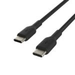 Belkin BoostCharge Braided USB-C to USB-C 60W , 3.3ft/1m Cable - Black - Image 2