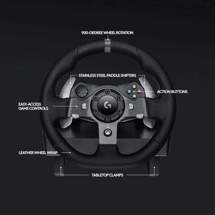 Logitech G920 Driving Force Racing Wheel for Xbox & PC - Image 9