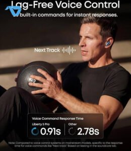 Liberty 5 Pro | Noise Cancelling Earbuds for Clear Calls - Black (Etisal) - Image 4